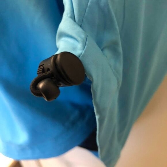 Proquip Ahead of The Game Men's Golf Blue Pullover Rain Wind Proof Jacket Medium - Picture 10 of 12